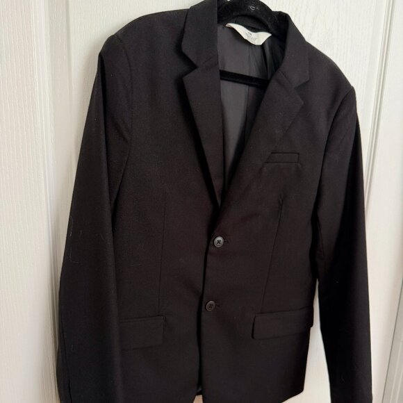 H&M Boys Black Single-Breasted Blazer Jacket Size CA 11-12A - Picture 2 of 7